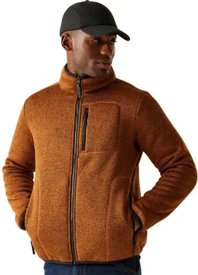 Produktbild von Regatta Barlee Fleece Mit Durchgehendem Reißverschluss Braun L Mann Braun L