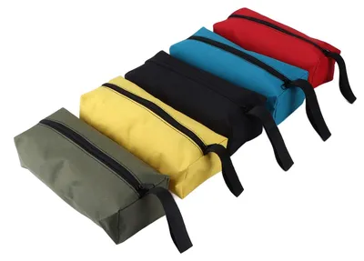 Produktbild von Omgoods - Werkzeugtasche, 5-teilig - Werkzeugkoffer - Organizer - Werkzeugtasche - Reißverschluss - 600D Polyester - 24x16 cm - Aufbewahrungstasche