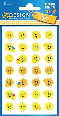 Image de Deko-Sticker "Sonne" 53133