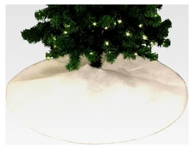 Produktbild von Weihnachtsbaumrock mit Schnee-Effekt, weiß, Ø 100 cm