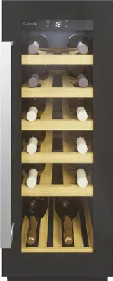 Obrázek produktu pro Candy DiVino CCVB 30/1, Vestavěné, 20 lahev/lahve, F, Vnitřní osvětlení, Černá, Černá