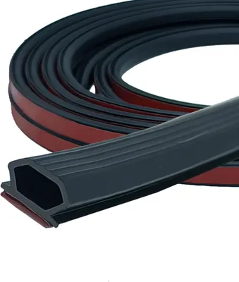 Obrázok produktu pre Samolepiaca gumová páska na dvere 10 mm x 6 mm, 6 m, Vodotesná, Izolácia proti hluku a vetru