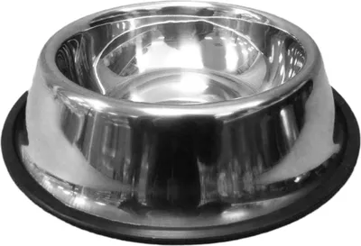 Obrázek produktu pro Miska krmná psy a kočky chrom ¤14,8x5,5cm