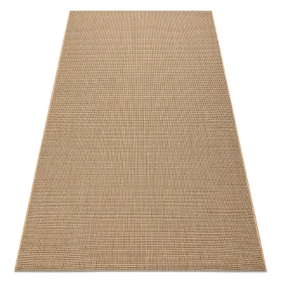 Obrázek produktu pro KOBEREC SIZAL FLOORLUX 20580 hladký, Jednotný jednobarevný - přírodní / káva béžový 120x170 cm