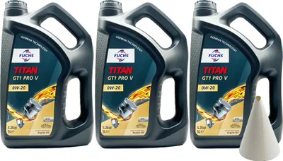 Produktbild von 15 L Fuchs Titan Gt1 Flex 5 0W-20 Motoröl Öl 0W20 BMW | MB | Opel | Jaguar