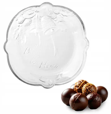Produktbild von Altom Design Bombka Weihnachtlicher Glasschale Servierteller 17,5 cm