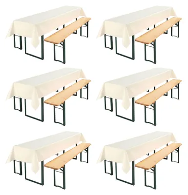 Produktbild von Beautex Party Tischdecke abwaschbar 100x250, für Biertisch geeignet