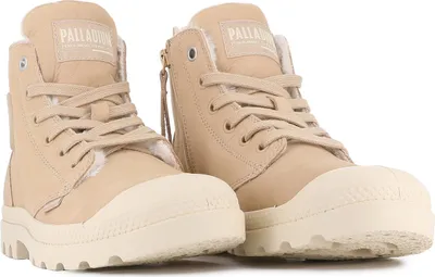 Produktbild von PALLADIUM Damen Pampa Hi Zip WL W Winter Ankle Boots Stiefelette 95982-271 beige, Schuhgröße:39.5 EU