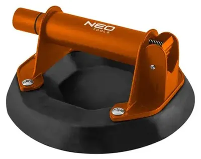 Image de NEO TOOLS Ventouse avec pompe, pour carrelage et verre, 160 kg, en mallette