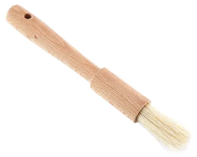 Immagine prodotto di Pennello da cucina in legno, olio da forno, salsa, burro, utensili da cucina (manico rotondo)