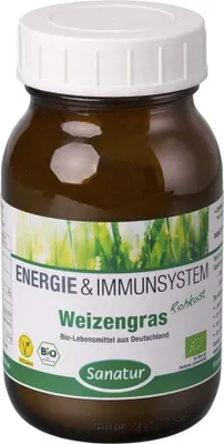 Obrázok produktu pre Sanatur pšeničná tráva v prášku | 90 g | vysoký obsah vlákniny | organické | vegánske