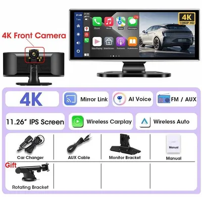 Obrázek produktu pro Autokamera, duální kamera, záznam v rozlišení 4K, pouze přední kamera, žádná