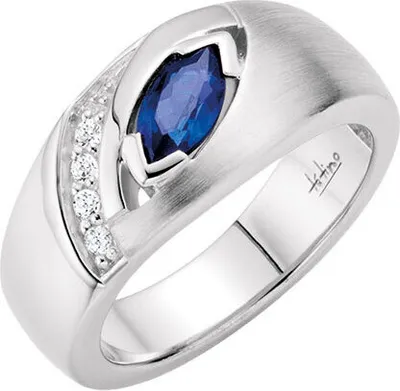 Produktbild von Tétino Ring 96900/01 Sterling Silber, synth. Saphir, Zirkonia 56
