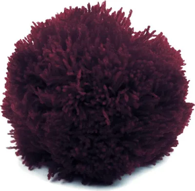 2 Bommeln / Wollbommeln / Pompons, 10cm pflaume violett