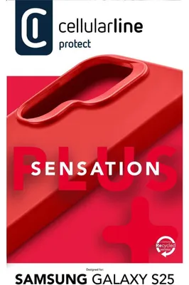 Produktbild von Cellularline Sensation Case fr Samsung S25 Red