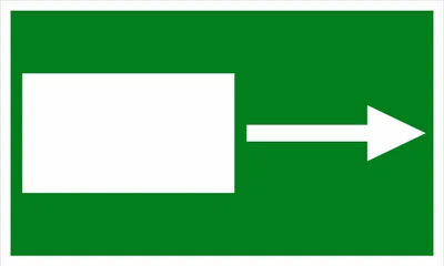 Produktbild von Notausgang/Fluchtweg 150 x 250 mm Schild/PST-Kunststoff