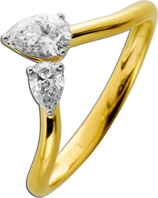 Produktbild von Diamant Ring 0.50ct Gold 585 14K Lab Grown Diamanten 17