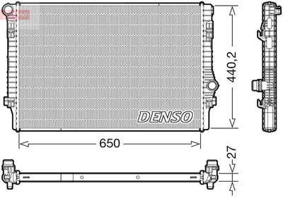 Produktbild von DENSO Kühler, Motorkühlung DRM32049