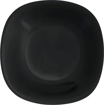 Produktbild von Tiefer Glas-Essteller schwarz LUNA 21,5 cm, 650 ml