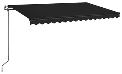 Zdjęcie produktu dla vidaXL Markiza automatycznie zwijana 450x350 cm antracytowa