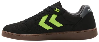 Produktbild von Hummel Liga GK Rpet Suede Indoor Schuhe Sneaker schwarz/grün 216798-2001, Schuhgröße:36 EU