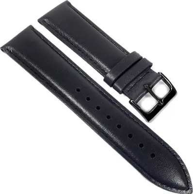 Produktbild von Casio Ersatzband Uhrenarmband Leder Band Schwarz 22mm für MTP-1343