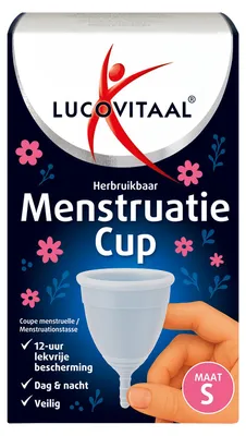 Productafbeelding van Lucovitaal Menstruatie Cup Maat S (1 stuk)