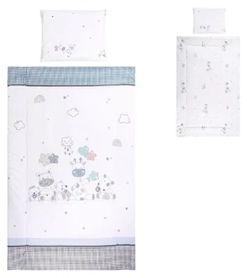 Produktbild von Lorelli Kinderbettwäsche 3-teilig, Decke 140 x 95 Kissen 43 x 35 Laken 150 x 100
