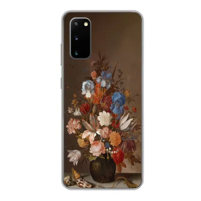 Produktbild von MuchoWow® Handyhülle Schutzhülle Hülle für Samsung Galaxy S20 Stilleben mit Blumen - Kunst - Alte Meister Silikon Softcase Handy Hülle - Bild