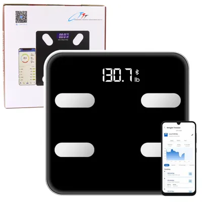 Zdjęcie produktu dla Elektroniczna waga łazienkowa Inteligentna funkcja Bluetooth Aplikacja Bmi Bmr