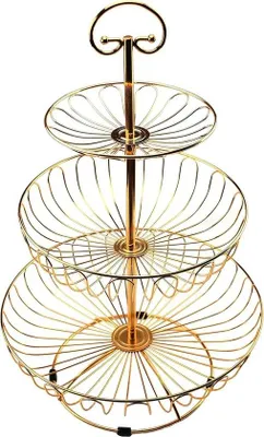 Produktbild von Famanu Obstkorb 3-stufig - 45 x 30 cm