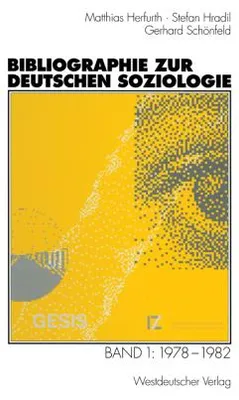 Produktbild von Bibliographie zur deutschen Soziologie