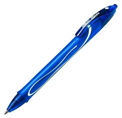 Image de BIC Gel-ocity Quick Dry Bleu Stylo à bille rétractable avec clip Moyen 12 pièce(s)