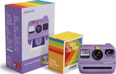 Immagine prodotto di Polaroid Go Gen 2 + Pacchetto pellicole a colori 16 foto Fotocamera istantanea Viola Viola Taglia unica