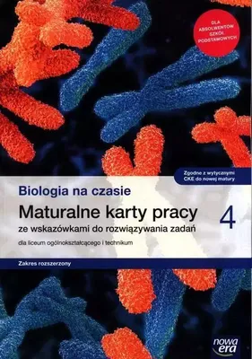 Productafbeelding van Biologia na czasie 4. Maturalne karty pracy dla liceum ogólnokształcącego i technikum. Zakres rozszerzony
