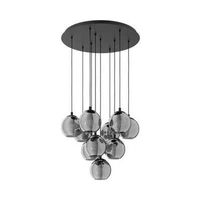 Produktbild von Ariscani Modern Kronleuchter 10 Lichter Stahl Schwarz