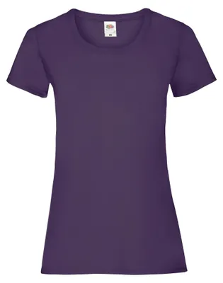 Produktbild von Fruit of the Loom - "Valueweight" T-Shirt für Damen FK3173 (S) (Violett)