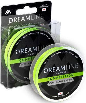 Produktbild von Mikado Dreamline Competition Geflochtene Schnur 150 M Gelb 0.230 mm Gelb 0.230 mm