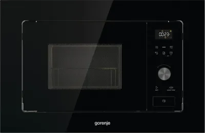 Produktbild von Gorenje BM201AG1BG, Integriert, Grill-Mikrowelle, 20 l, 800 W, Berührung, Schwarz