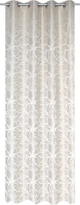 Produktbild von Home Wohnideen Ösenschal Dekostoff Jacquardmusterung 245 x 140 cm Natur