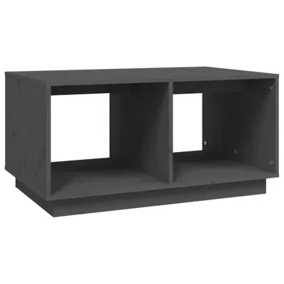 Produktbild von vidaXL Couchtisch Grau 80x50x40 cm Massivholz Kiefer