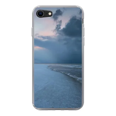 Produktbild von MuchoWow® Handyhülle Schutzhülle Hülle für iPhone 8 Nordsee - Sturm - Wasser Silikon Softcase Handy Hülle - Schutzhaube