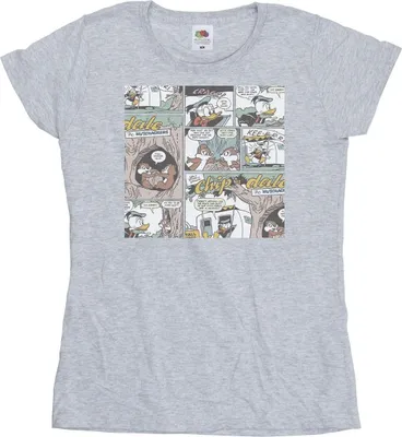 Produktbild von Disney - "Chip 'n Dale" T-Shirt für Damen BI51376 (M) (Grau)