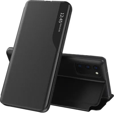 Zdjęcie produktu dla Eleganckie etui View Case dla Xiaomi Redmi 9A - Czarny KP23505