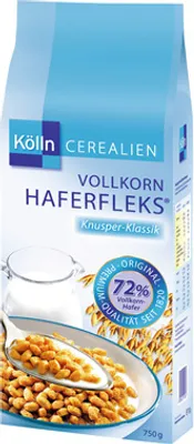 Produktbild von Kölln Vollkorn Haferfleks Knusper-Klassik - 750 g Beutel