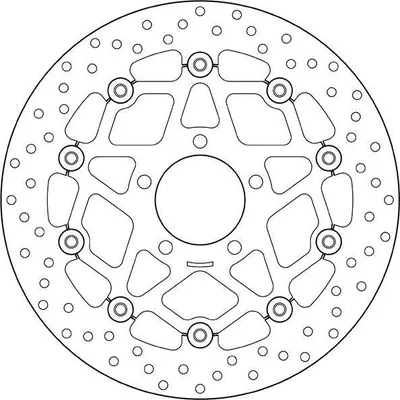 Produktbild von BREMBO Serie Oro Bremsscheibe 310mm 78B40865