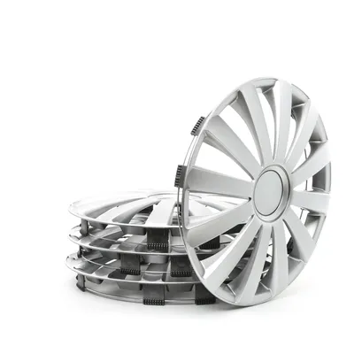 Produktbild von 4x 14" Zoll Radkappen Silber Radzierblenden Radblenden 14 SPYDER ARGO