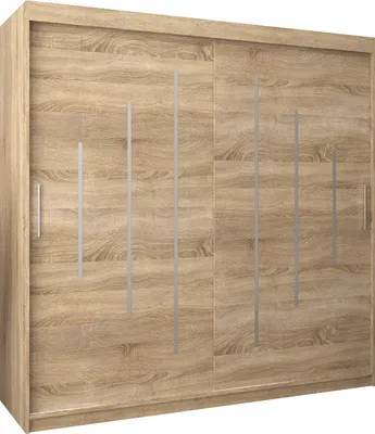 Produktbild von Kleiderschrank, Schiebetürenschrank Schlafzimmer, Schrank YORK 200 cm