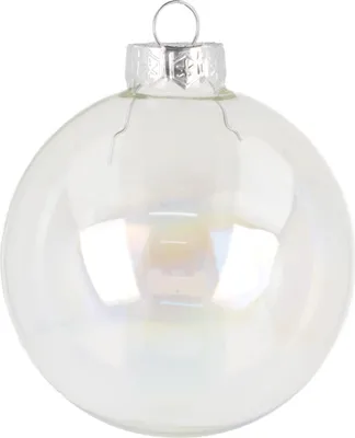 Produktbild von Schimmernde Weihnachtsbaumkugeln Glas Deko für festlichen Glanz, 12 Stück