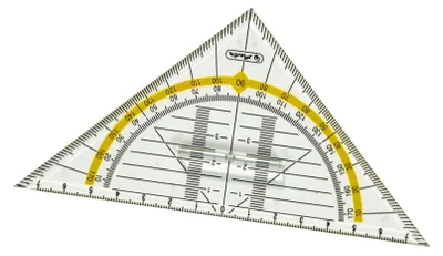 Productafbeelding van herlitz 10412310 Geometrische driehoek, schuine zijde: 160 mm, met handgreep